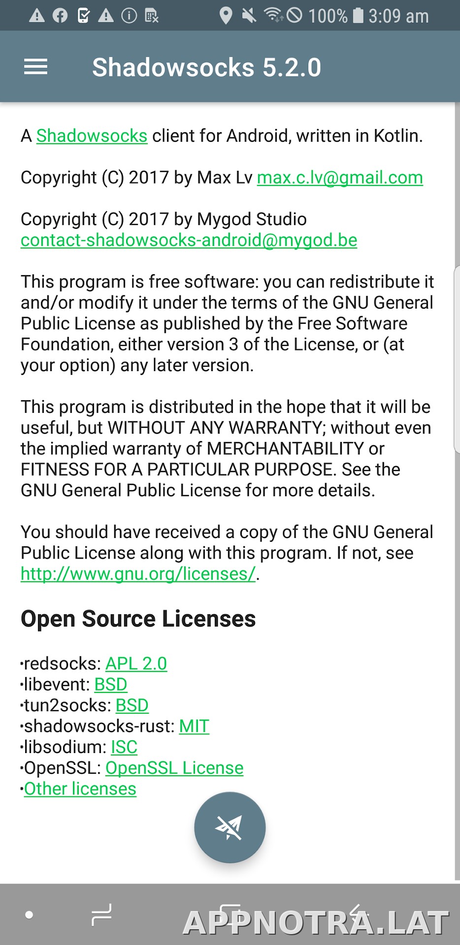 Shadowsocks скриншот 1