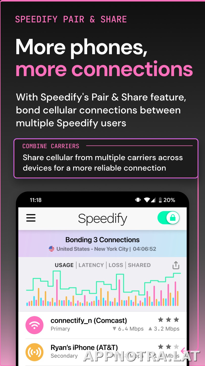 Speedify скриншот 5